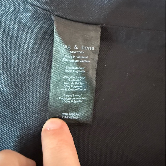 Rag And Bone Carmen Fringe Tweed Jacket Sz 4 - Picture 8 of 10